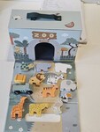 Wooden animal zoo