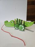 Pull along crocodile 