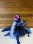 Blue Plush Dragon
