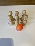 Mini Wooden Bowling Set