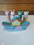 Bubble Wooden Animal Bowling Set. 