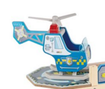 Blue Police Helicopter 