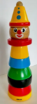 Wooden Stacking Clown