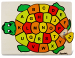 Wooden Turtle alphabet puzzle