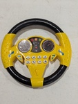 Yellow and Black Steering Wheel