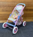 2022:  vintage Baby Born doll stroller 