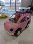 Fisher Price Little People Pink Open And Close SUV Mini Van Car Music Sounds