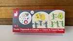 Janod J02706 I Learn to Count Puzzle, Multicolored