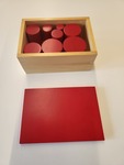 montessori shape boxes (Red)