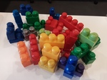 Large box of mega blocks
