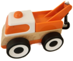 wooden tow truck