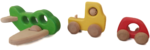 Three Wooden Vehicles