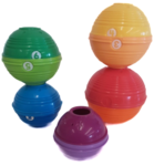 Stacking cups - colourful numbered