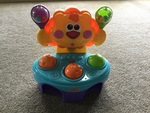 Musical lion ball bench