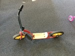 Scooter Red and yellow footplate (two wheel)