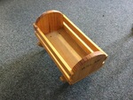 Wooden Dolls Cradle