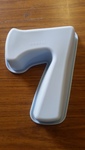 Number 7 cake tin