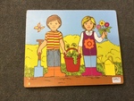Wooden Girl & Boy Puzzle