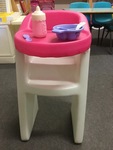 Dolls High Chair + BAG