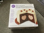 Heart filled cake tin set