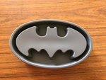 Batman symbol cake tin