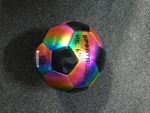 610: Soccer ball Rainbow 