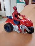 Spiderman plus Motorbike