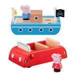 Peppa Pig - Car & Boat Set 
