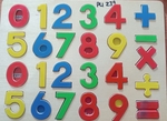 Wooden Numbers puzzle
