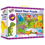 Giant dinosaur floor puzzle.