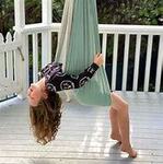 Double Layered Cotton Sensory Swing- Duck egg blue