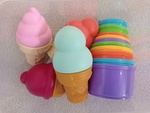 Icecream and Tipping Cups Water Set