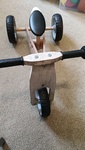 3 wheel wooden trike