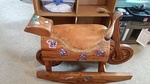PA14: Motorbike Wooden Rocker