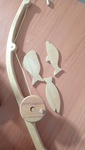 Wooden Fishing Rod and Fish