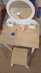 Wooden Beauty Vanity and Make up