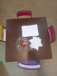 Wooden Party Table and Chairs