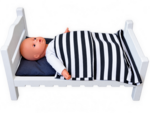 DE22: Doll Bed with Doll