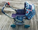 Dolls Pram - Blue