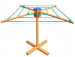 Wooden Clothes Line