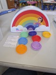 Ms Rachel rainbow color sorter