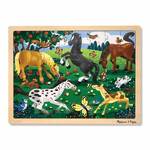 Wooden Puzzle - Frolicking Horses