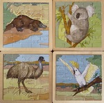Australian Animal Puzzles - set of 4