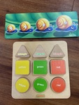 Snail and shape baby puzzle