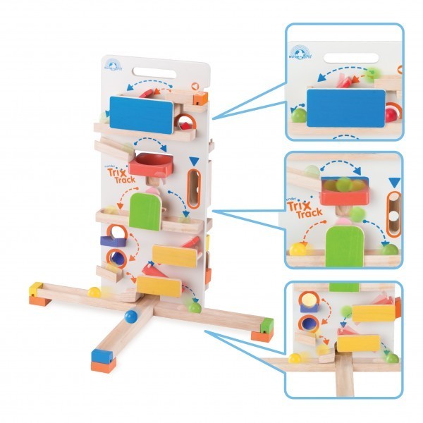 3088: Wonderworld Trix Track Marble Run 
