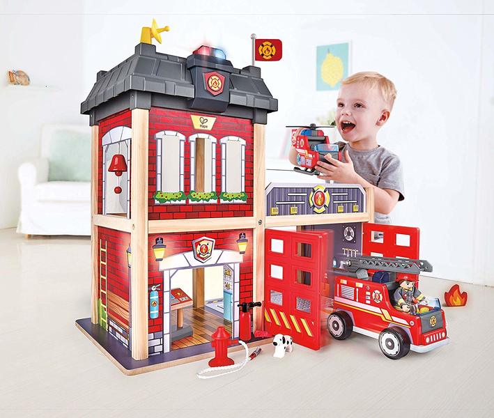 3201: Hape Fire Station Playset