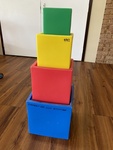 Set of large cubes