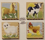 Wooden animal puzzle