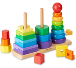 Geometric stacker toy