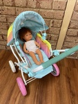 Pram and boy doll